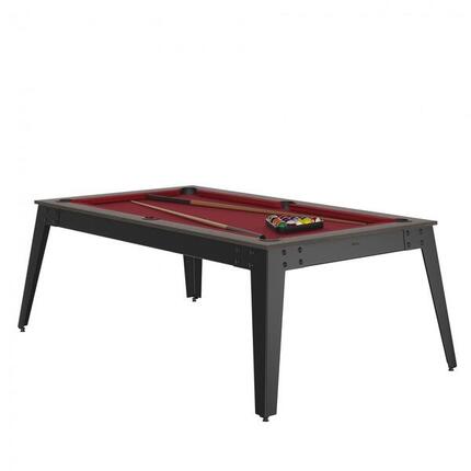 BILLARD STEEL ANTHRACITE - PIEDS GRIS - DRAP GREY