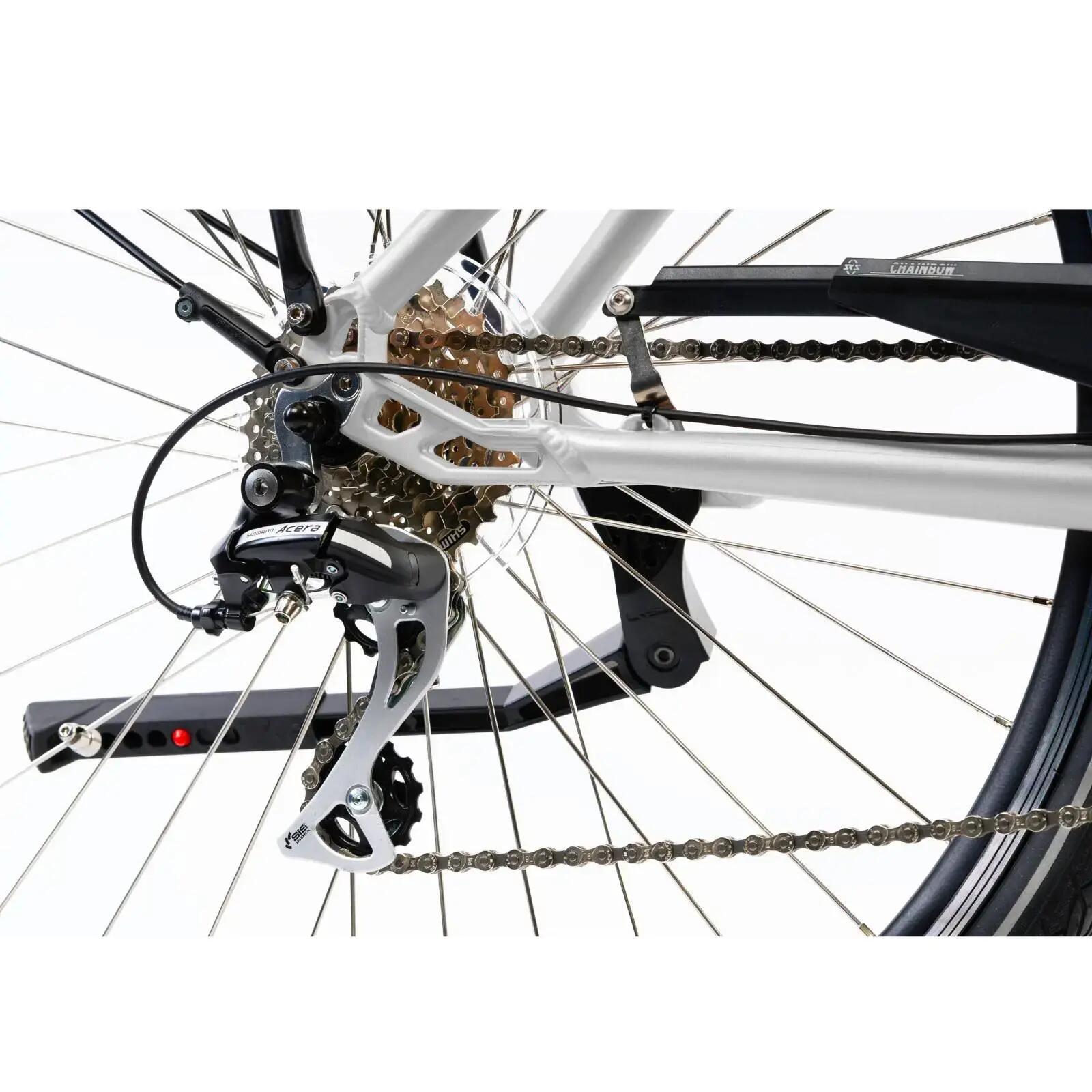 Bicicleta Electrica Devron 28414 - 28 Inch, 460mm, Albastru 3/4