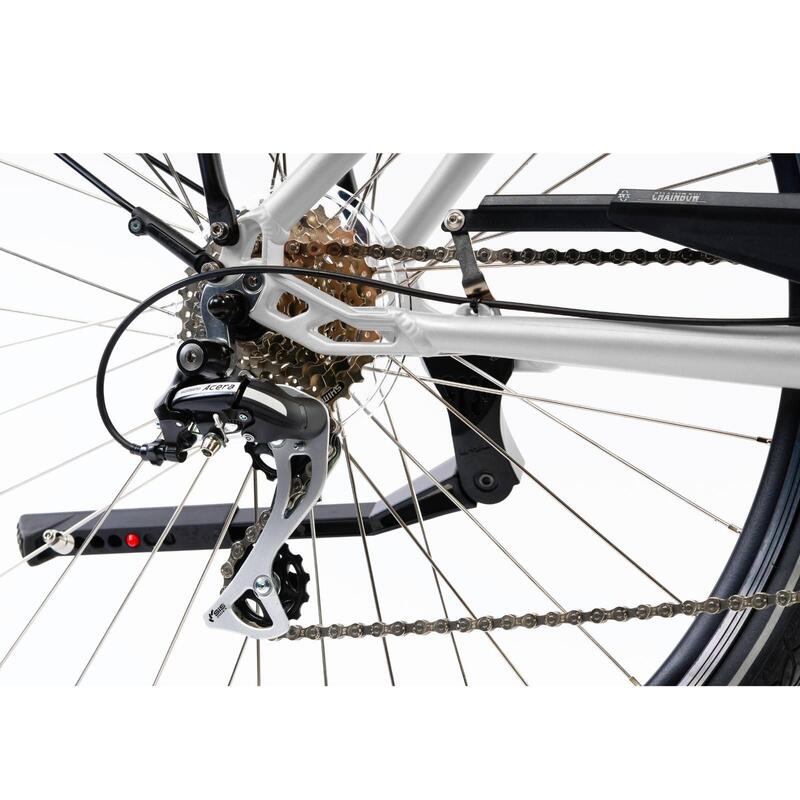 Bicicleta Electrica Devron 28414 - 28 Inch, 460mm, Albastru