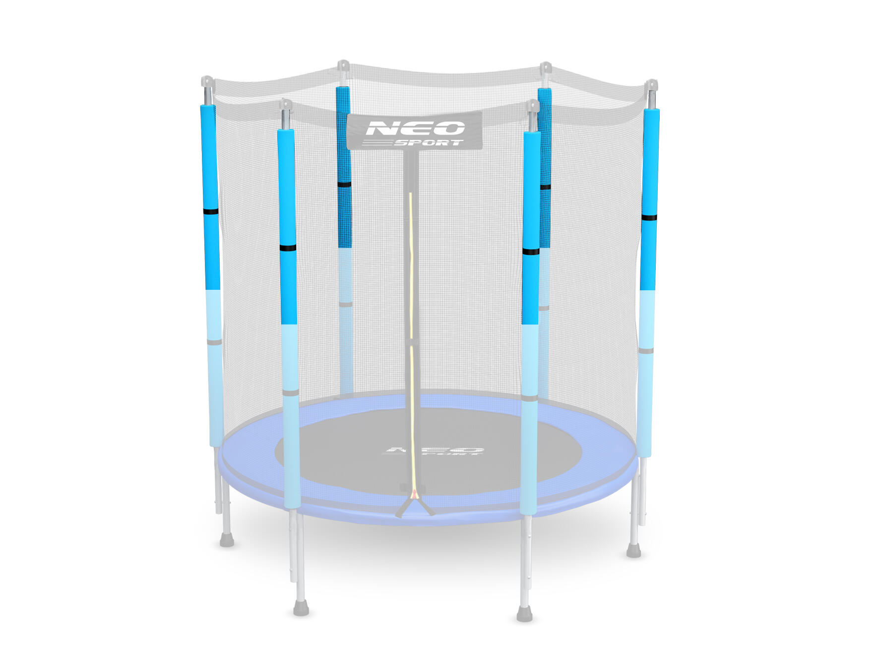 Słupek górny z pianką do trampoliny ogrodowej Neo-Sport 140 cm 4,5 ft 2/3