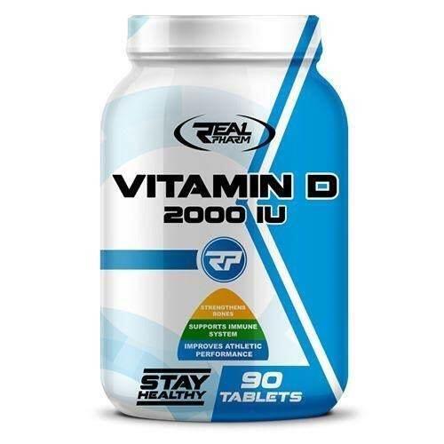 Witaminy i minerały Real Pharm Vitamin D 2000 IU 90tabs.
