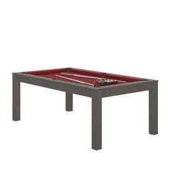 BILLARD CHARME ANTHRACITE - DRAP GREY AVEC PLATEAUX TABLE