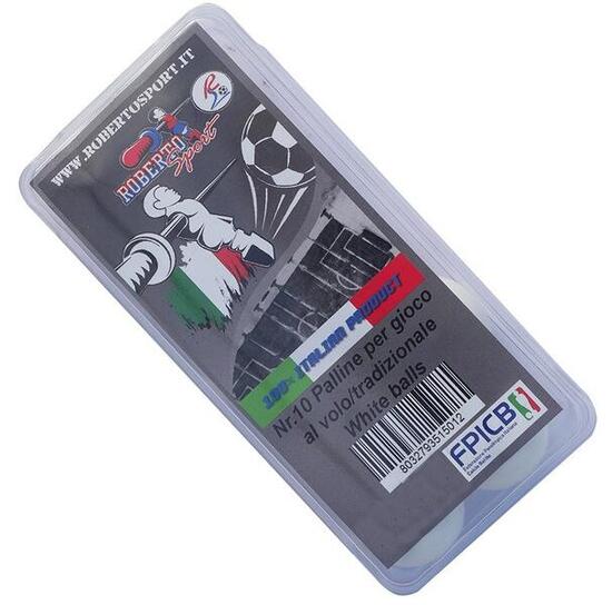 10 palline per calciobalilla Roberto Sport