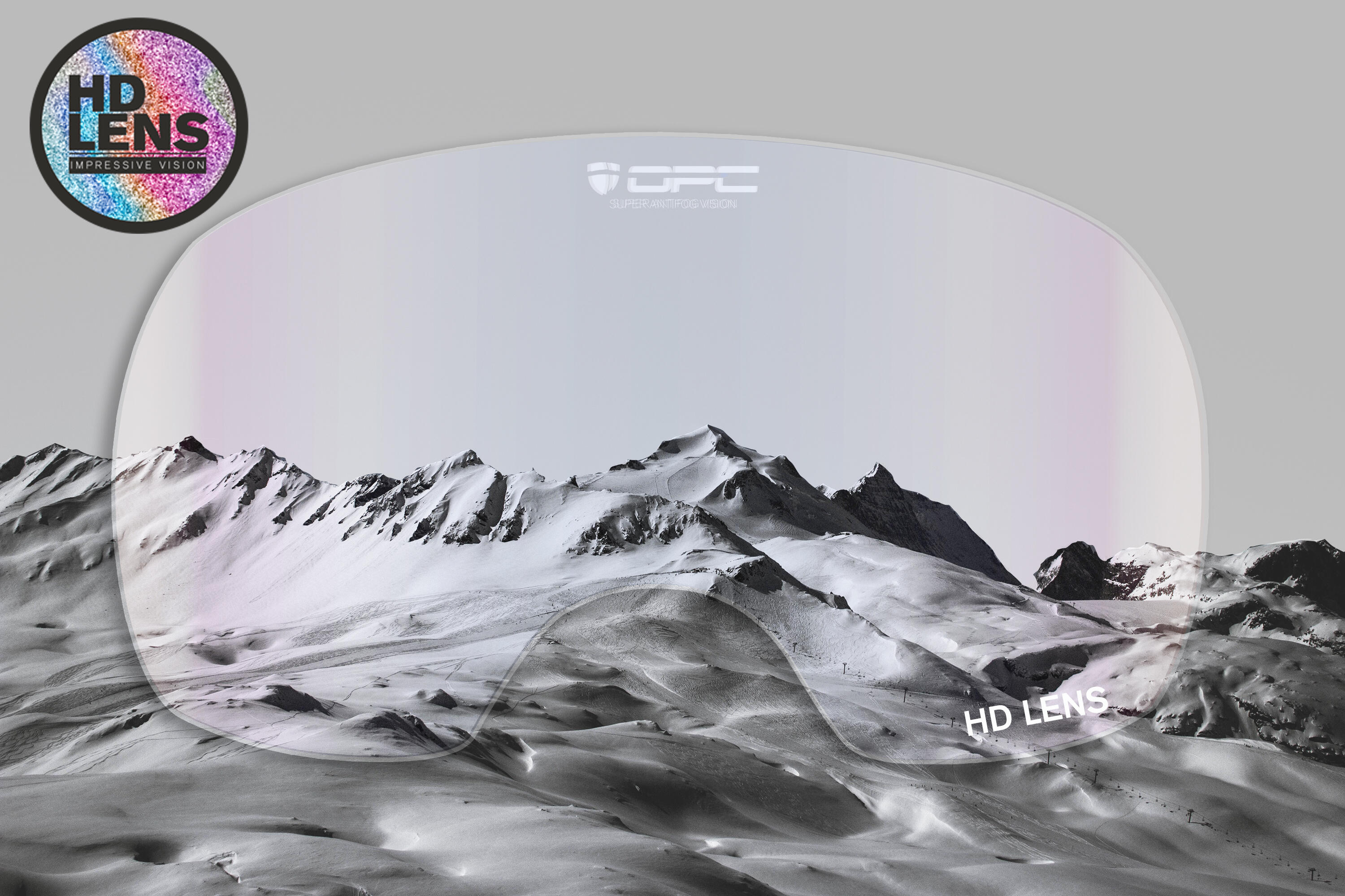 Gogle narciarsko-snowboardowe dla dorosłych Advanced Chamonix HD Revo 3/5