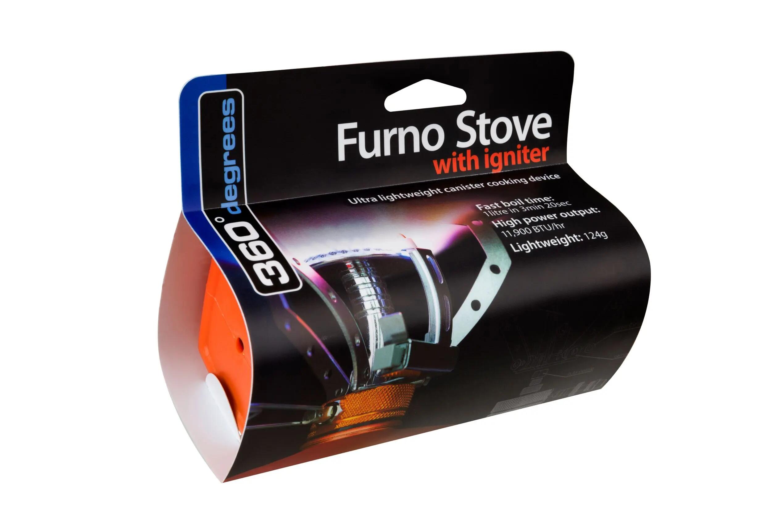Palnik turystyczny z zapalnikiem 360 Degrees Furno Stove 2/4