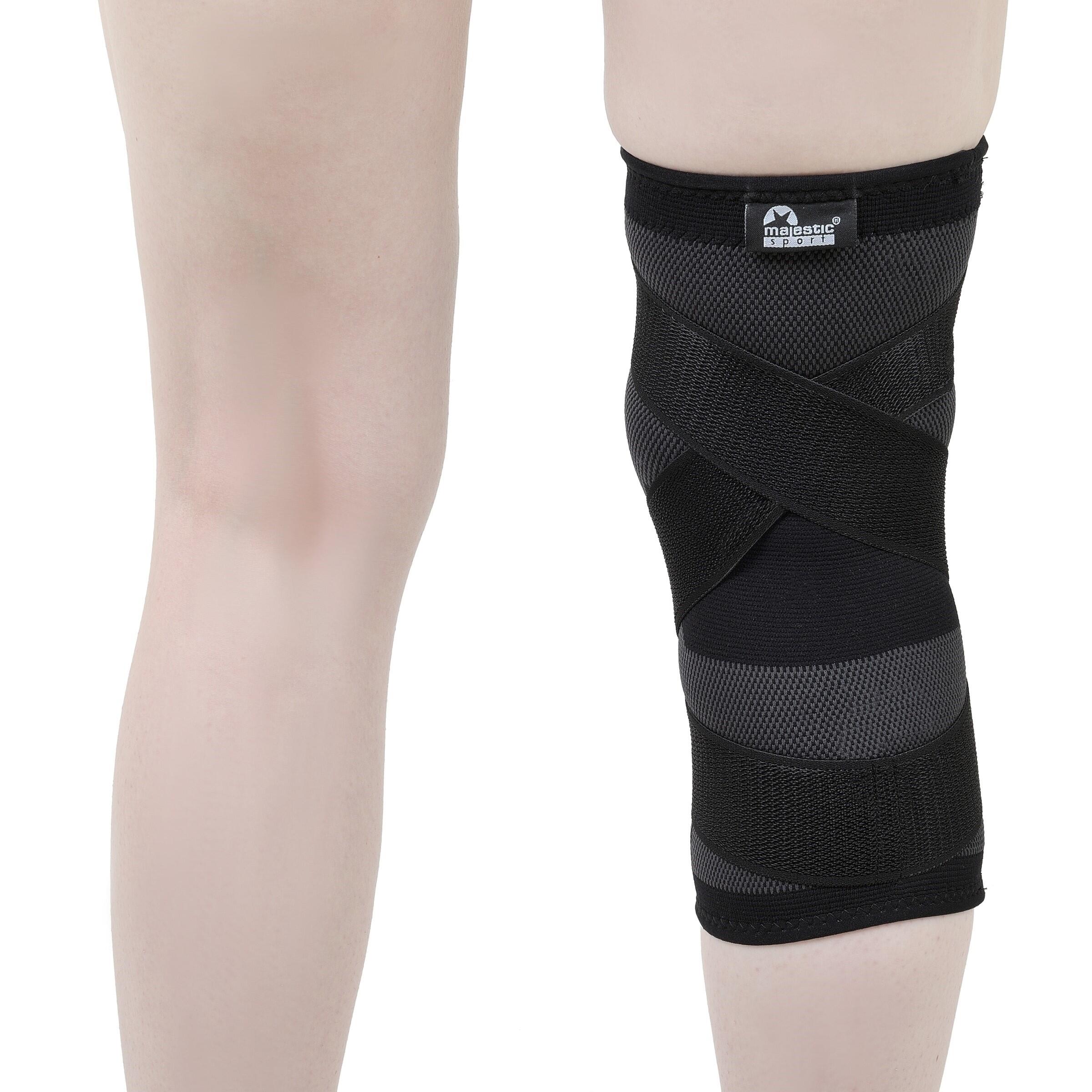 Ściągacz na kolano Majestic Sport czarno szary (2 szt.) 4/5
