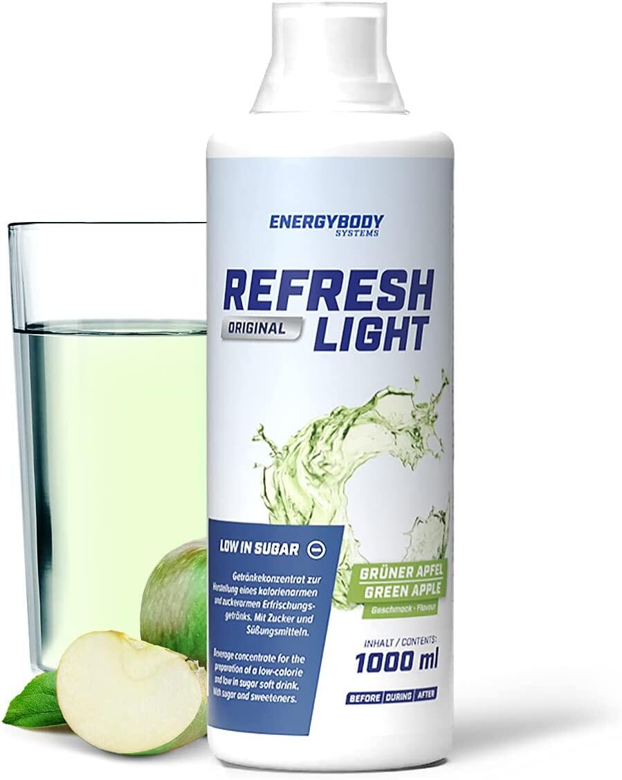 Refresh Light Getränkekonzentrat mit Vitaminen, Grüner Apfel, 1 Liter 1/4
