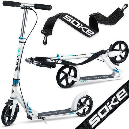 Trottinette scooter - City blanche adulte