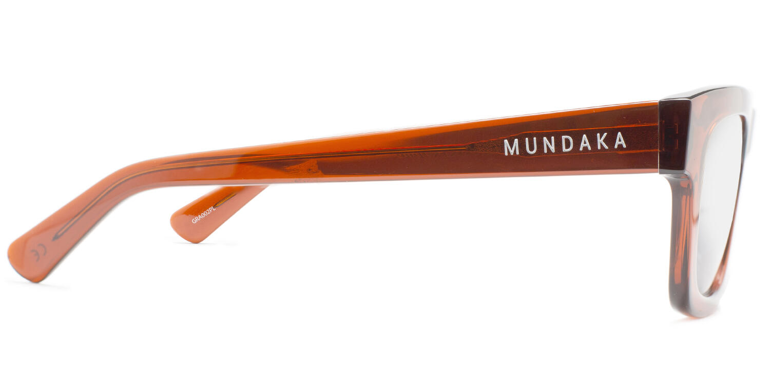 **Lunettes de soleil GRANITE cristal café, Polarisés GRIS - cat.3 - MUNDAKA** 2/5