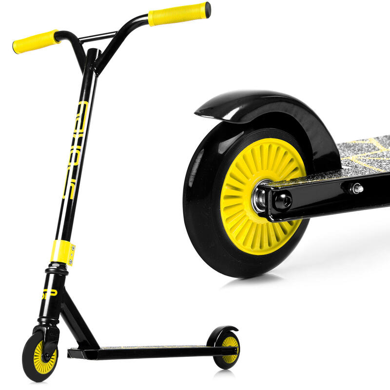 Trotinetă Spokey Revert, negru/galben, uni