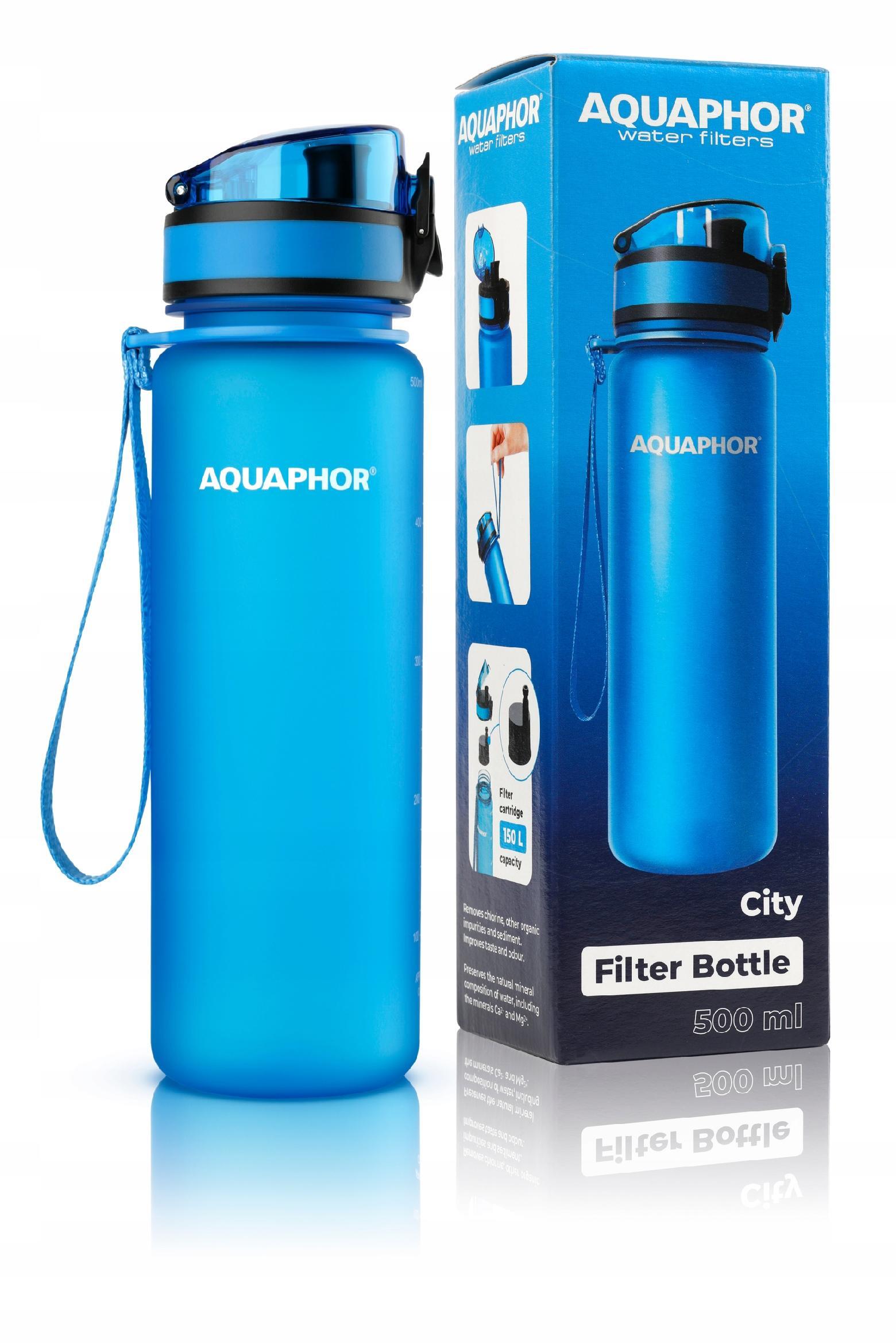 Butelka filtrująca turystyczna Aquaphor City 500 ml + 2 filtry 5/5