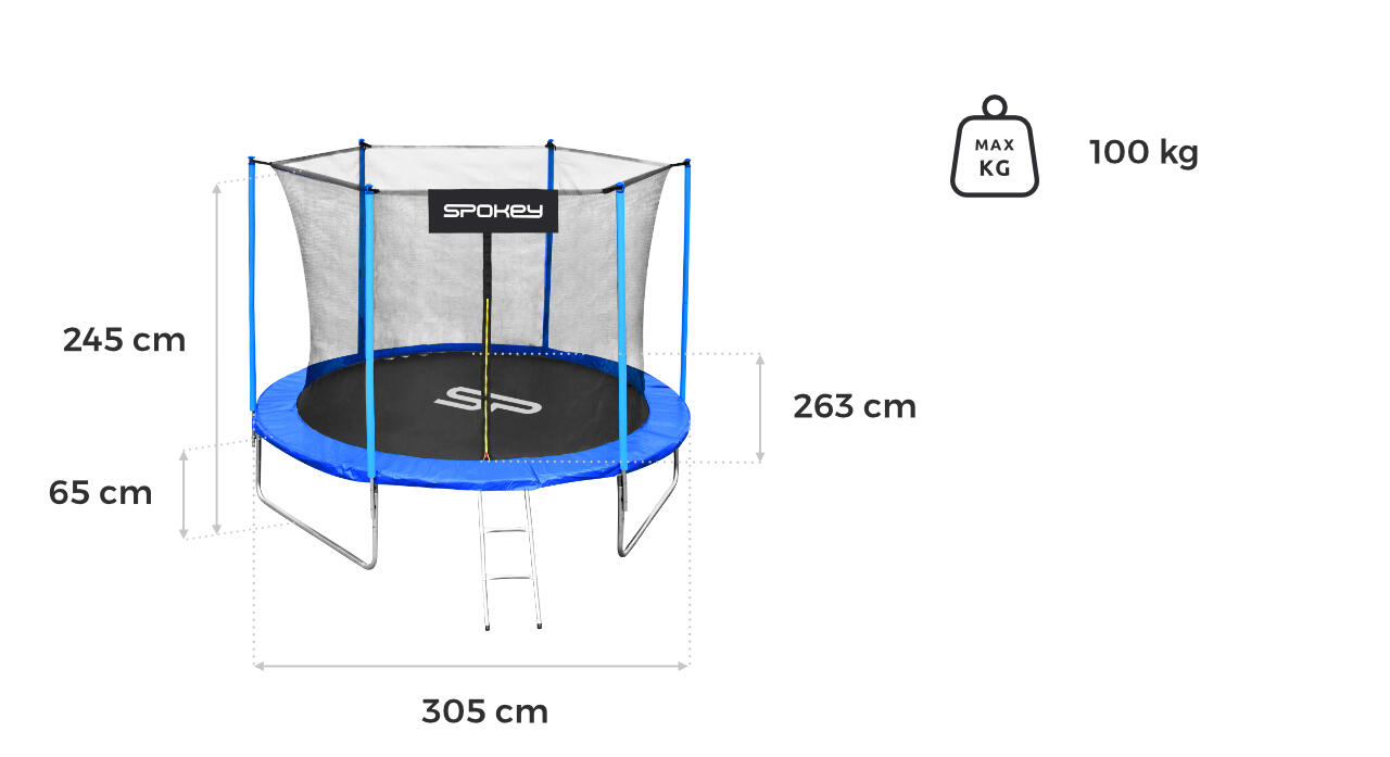 Trampolina ogrodowa Spokey JUMPER II 5/5