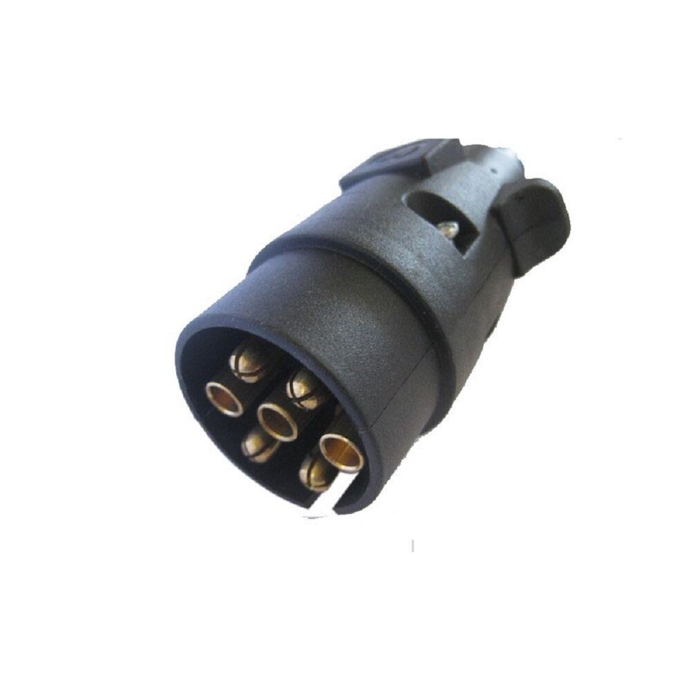 Clavija 12 V 7 polos pvc para remolque o caravana 2/3
