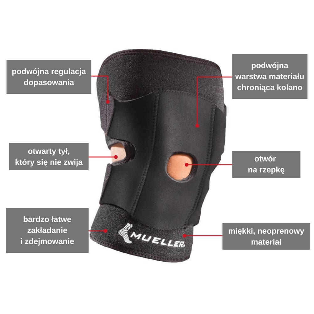 Bandáž na koleno Adjustable Knee Support 4/4