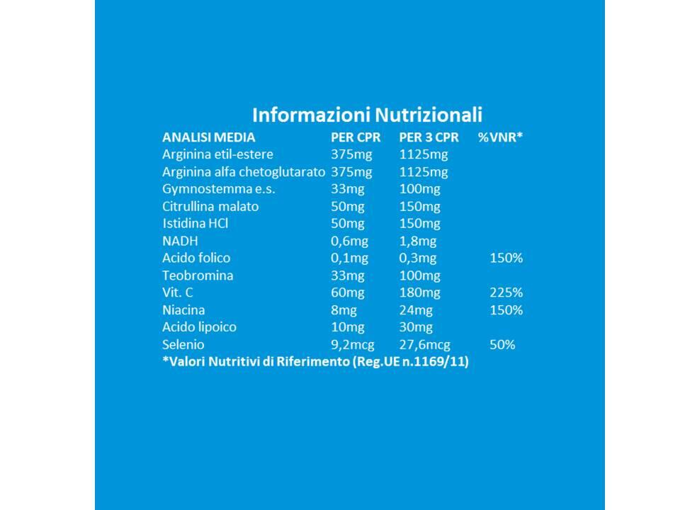 Integratore alimentare - NITR-OX - 120 cpr 4/6