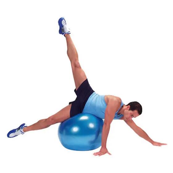 Gymnic Plus Palla fitness antiscoppio Ø 75 cm gialla 2/7