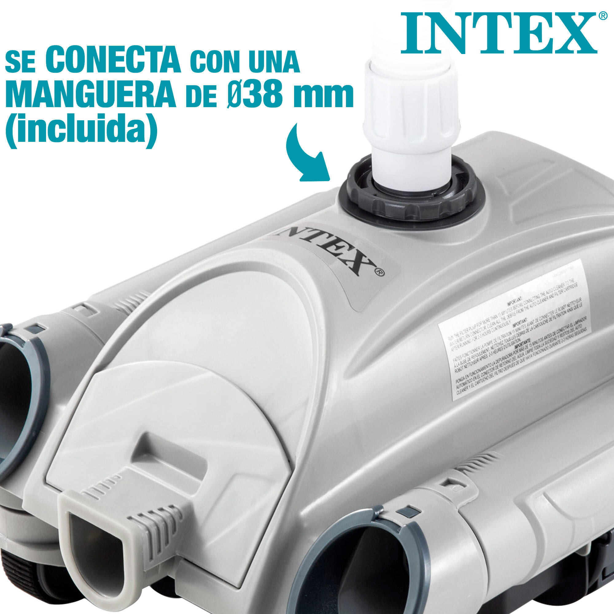 Intex 28001 - Robot Pulitore Automatico, Flusso 6056-13248 L/h 5/7
