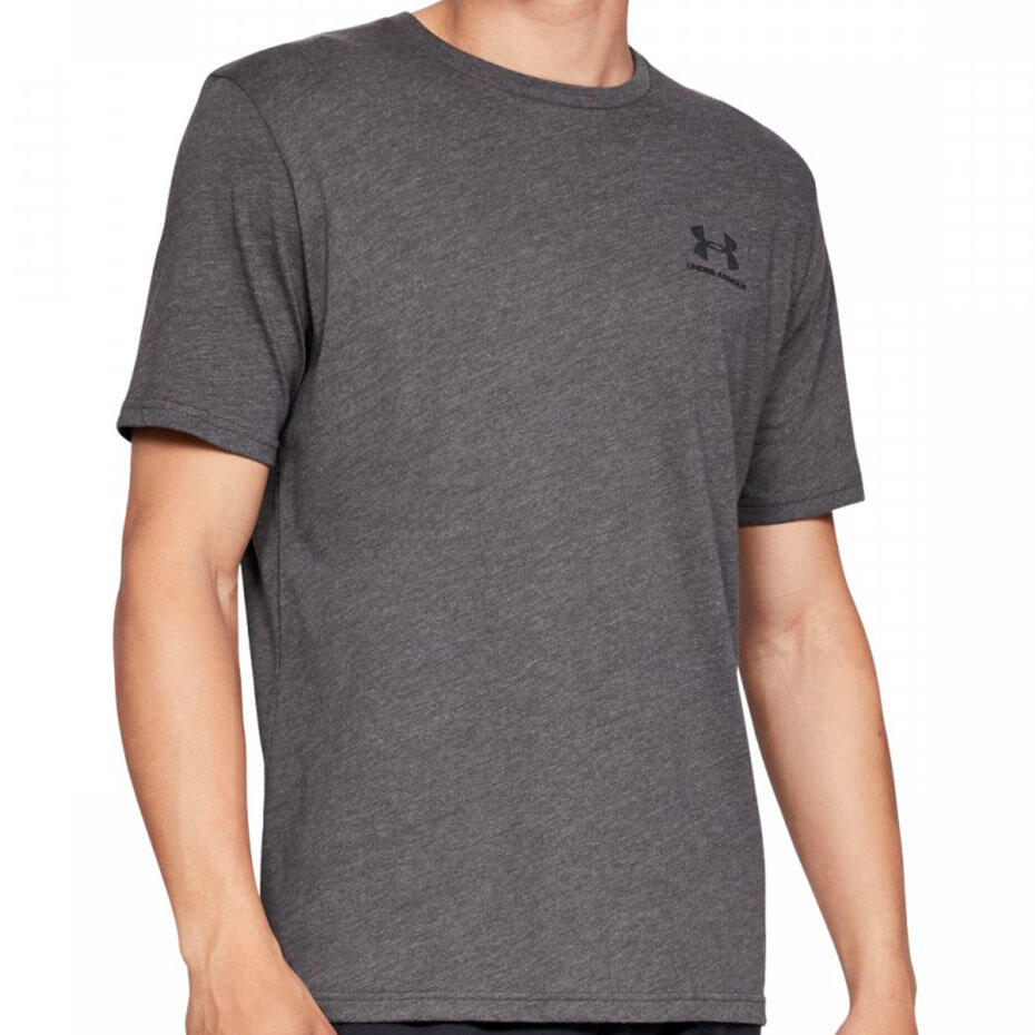 Heren Sportstyle Logo TShirt (Donkergrijs) 3/7