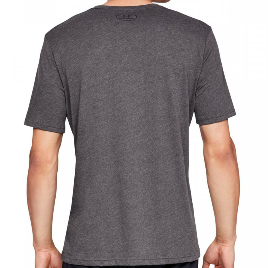 Heren Sportstyle Logo TShirt (Donkergrijs) 4/7