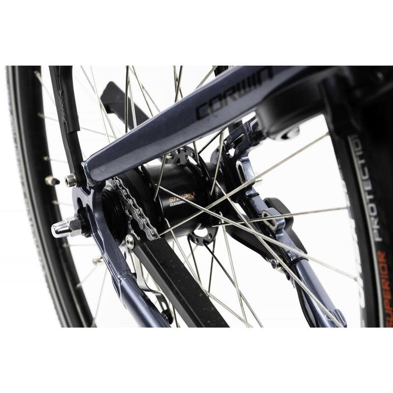 Bicicleta Electrica Corwin 28426 - 28 Inch, 530mm, Gri Lucios