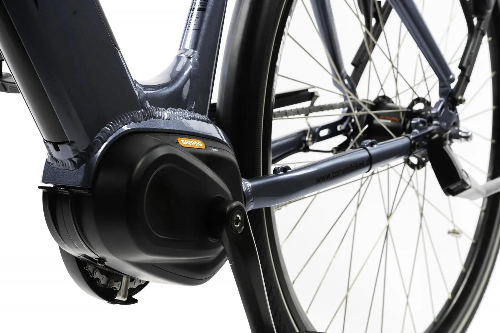 Bicicleta eléctrica Corwin 28426 - 28 pulgadas, 490 mm, gris brillante 4/5