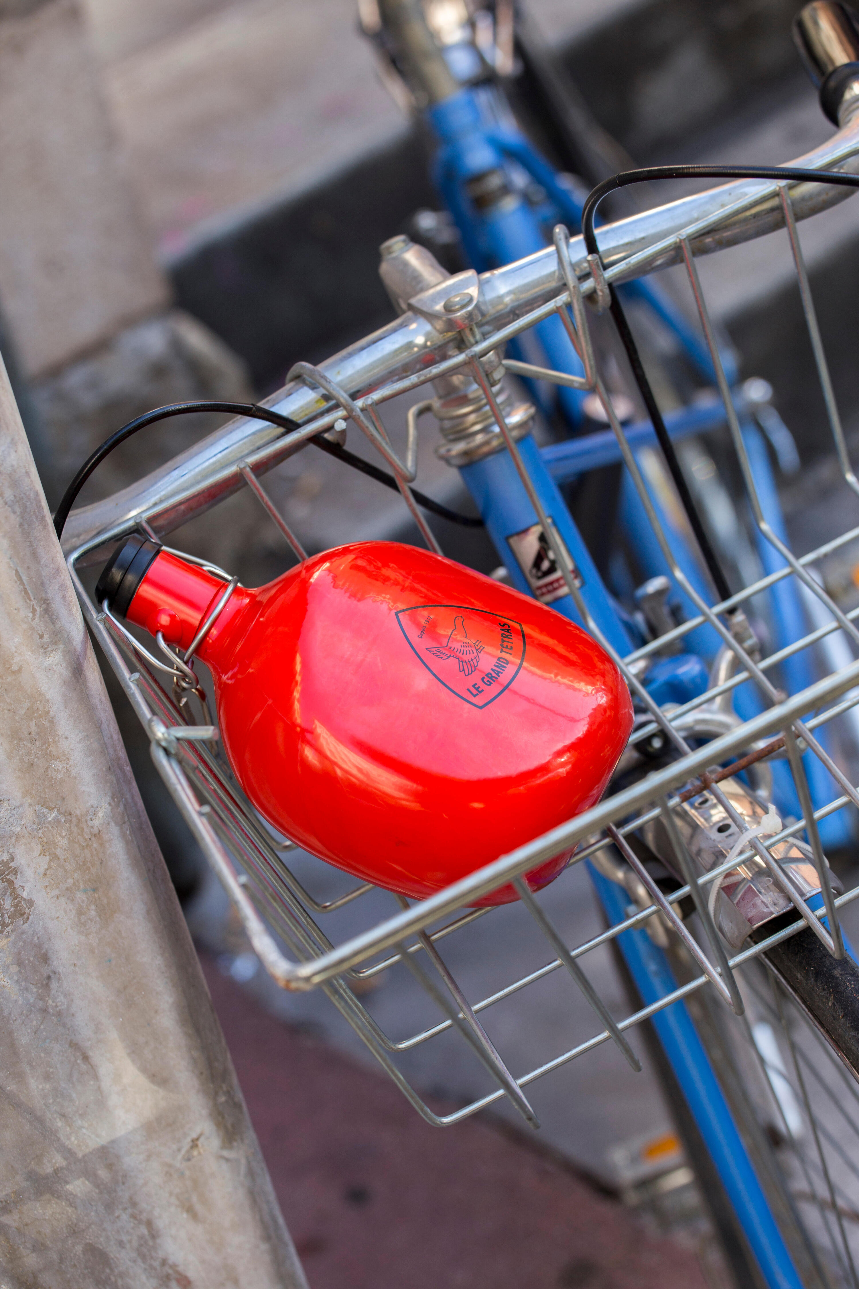 La Gourde Française Ovale 1 litre - Rouge 5/7