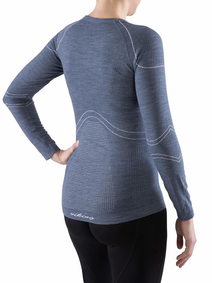 Koszulka termoaktywna damska Viking Lana Pro Merino, z wełną Merino