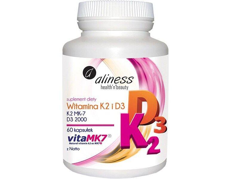 Witamina K2 I D3 ALINESS 60 kaps