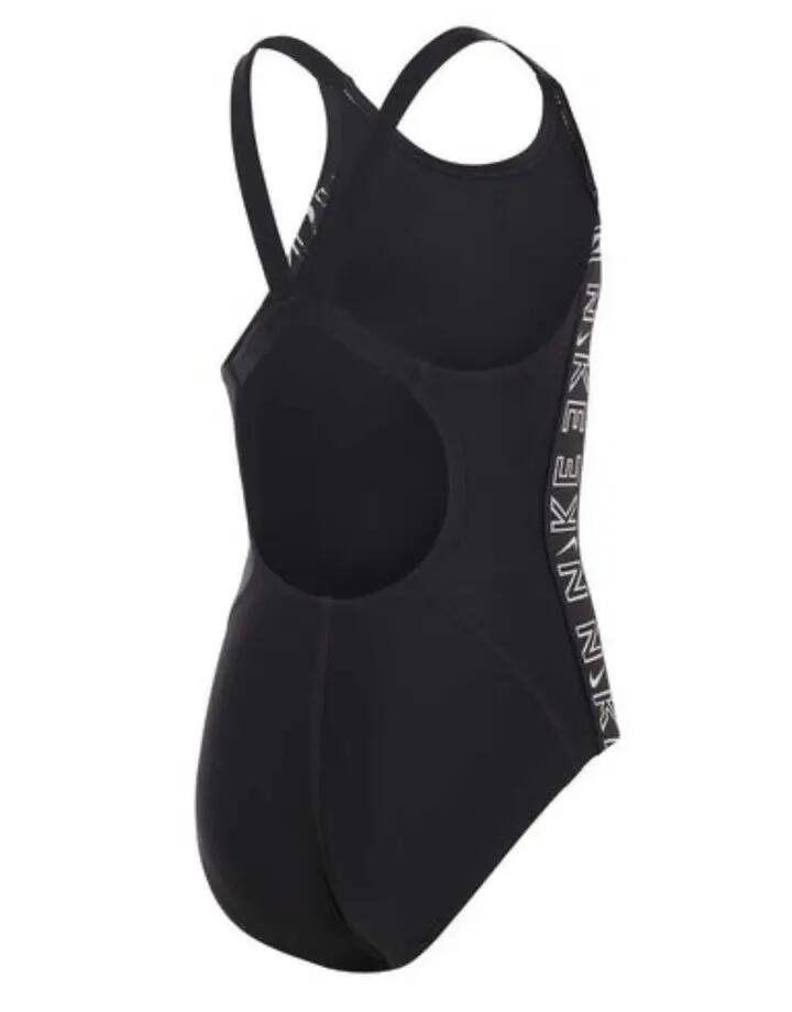 Dziecięce strój kąpielowy bezszwowe ramiączka SWIMSUIT GIRLS LOGO TAPE FASTBACK 2/3