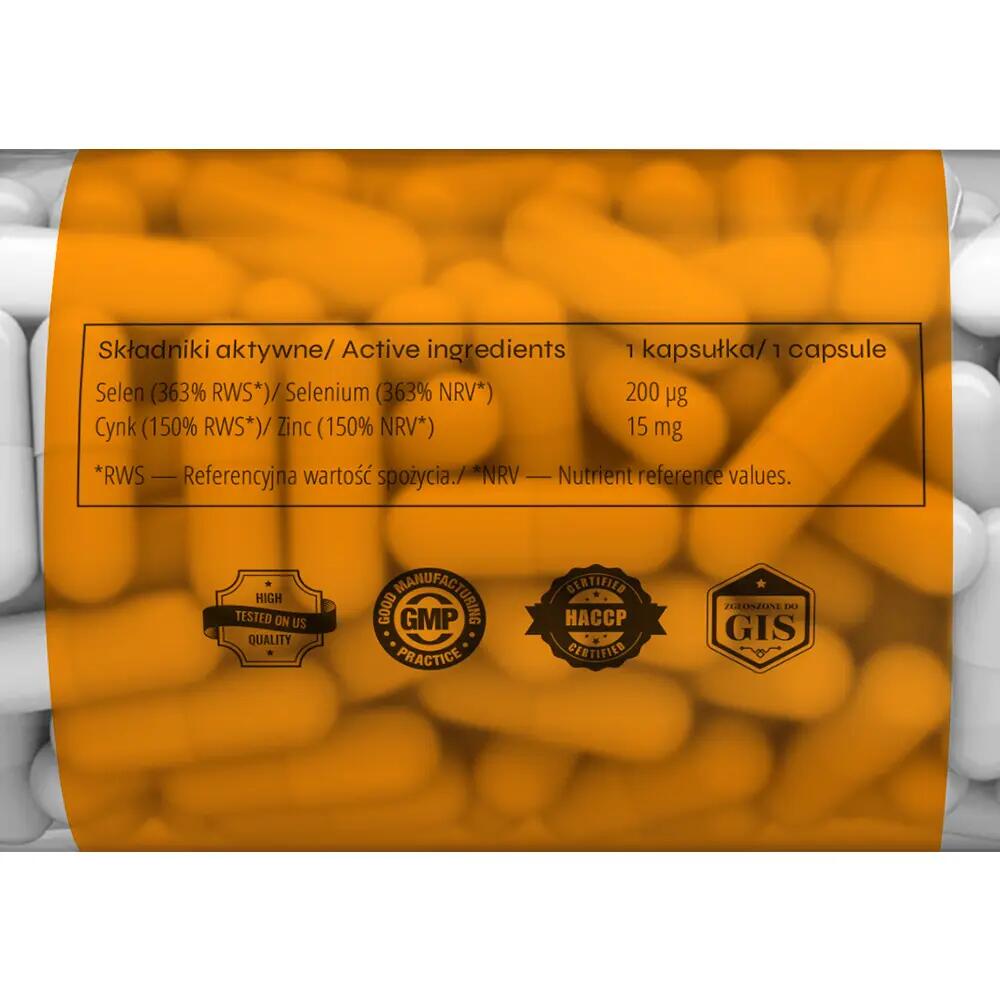 nowmax® Selenium 200mcg + Zinc 90 kaps 2/2