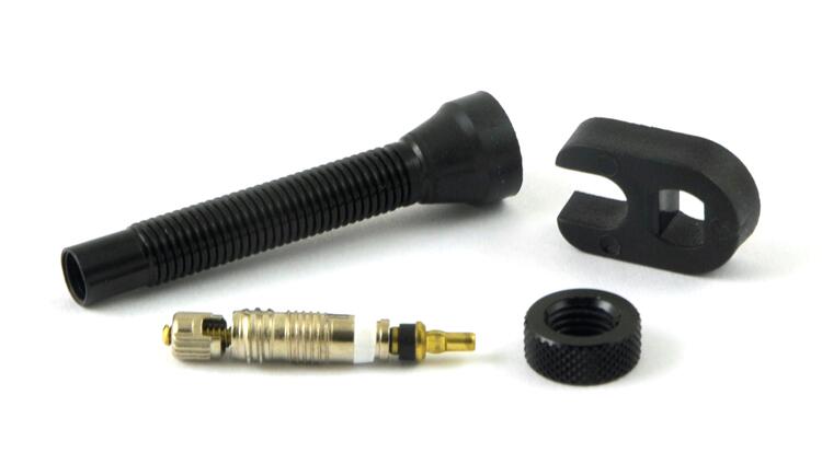 Valvole Tubeless, 2 pezzi, nero 3/5