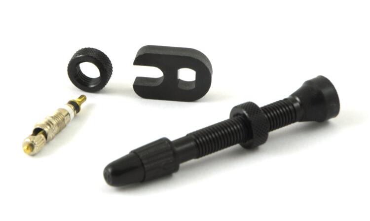 Valvole Tubeless, 2 pezzi, nero 4/5
