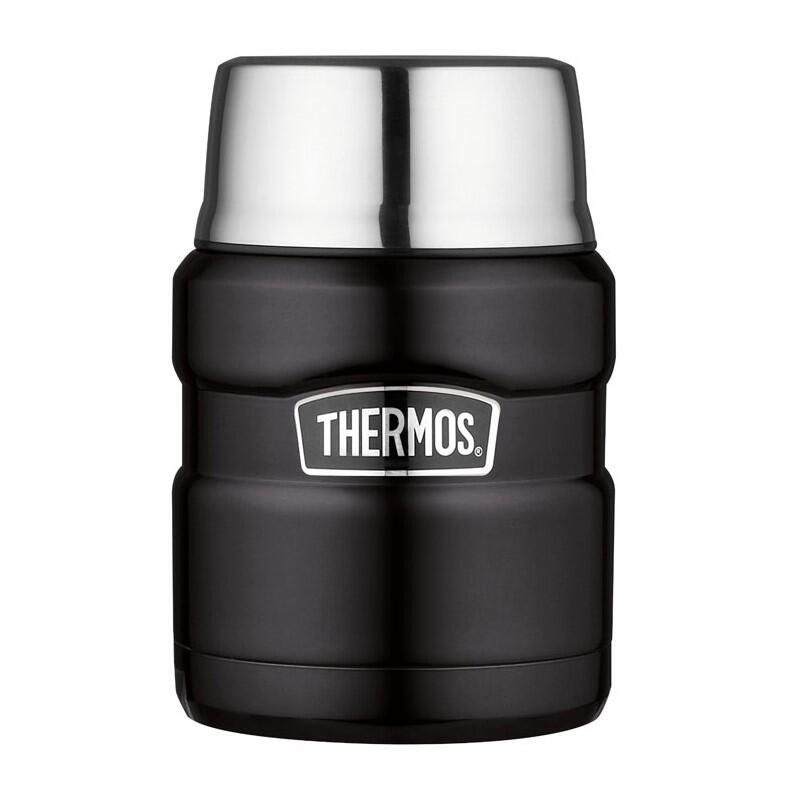 Termos Thermos na jedzenie 470 ml z łyżką czarny mat 2/5