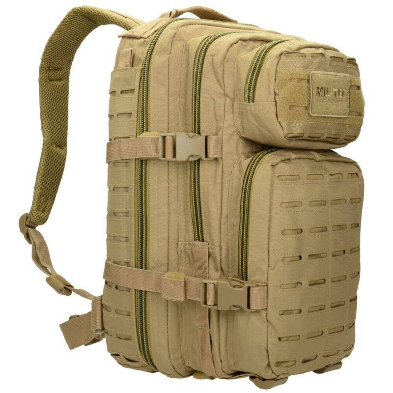 MOCHILA TÁTICA MILITAR MIL-TEC Coiote Corte Laser 20L 2/5