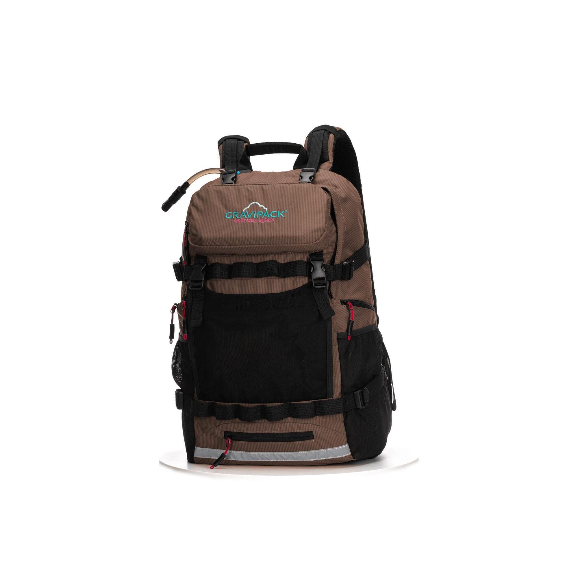 Gravipack - Sac À Dos Randonnée - Hiking 33 - Allège La Charge De 92% - Sac À Dos - Marron - Decathlon