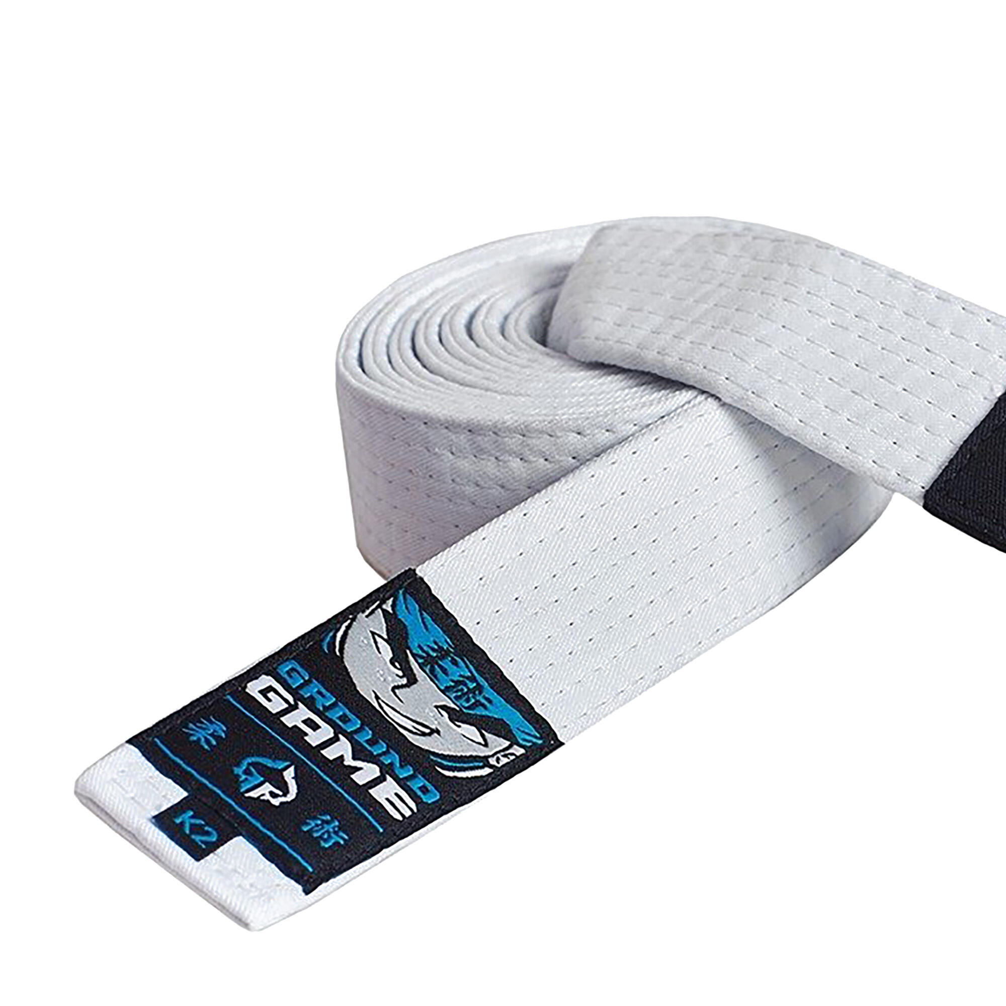 Pas do BJJ dla dzieci Ground Game biały 2/2