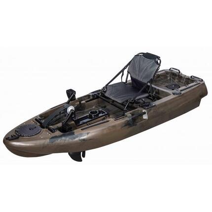 Kajak jednoosobowy wędkarski z napędem nożnym Scorpio kayak Pedal fish 8