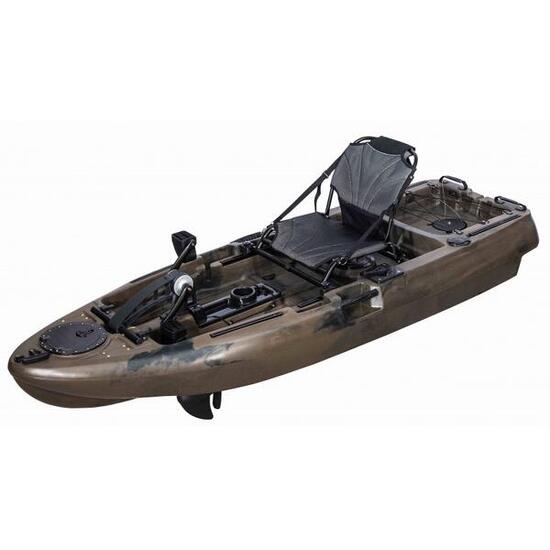 Kajak jednoosobowy wędkarski z napędem nożnym Scorpio kayak Pedal fish 8