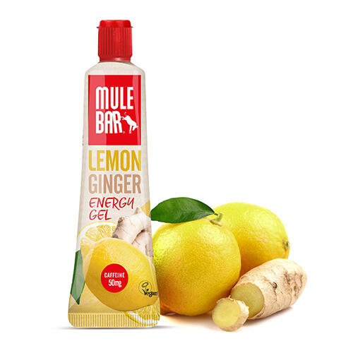 24 gels énergétiques - vegan - caféiné - avec bouchon refermable - 37g - Citron 2/6