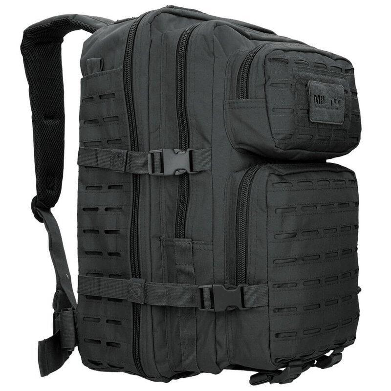 MOCHILA TÁTICA MILITAR MIL-TEC Corte Laser Preta 36L 2/5