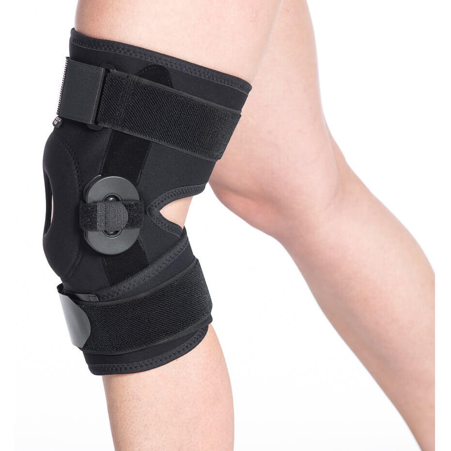 Stabilizator na kolano MSupport zegarowy z regulacją kąta zgięcia 3/5