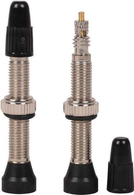 Zefal Tubeless Valves - Argent, 45 mm, lot de 2 3/4
