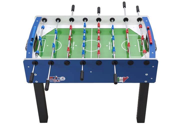Calciobalilla Roberto Sport MATCH 2.2 blu - aste rientranti 3/4