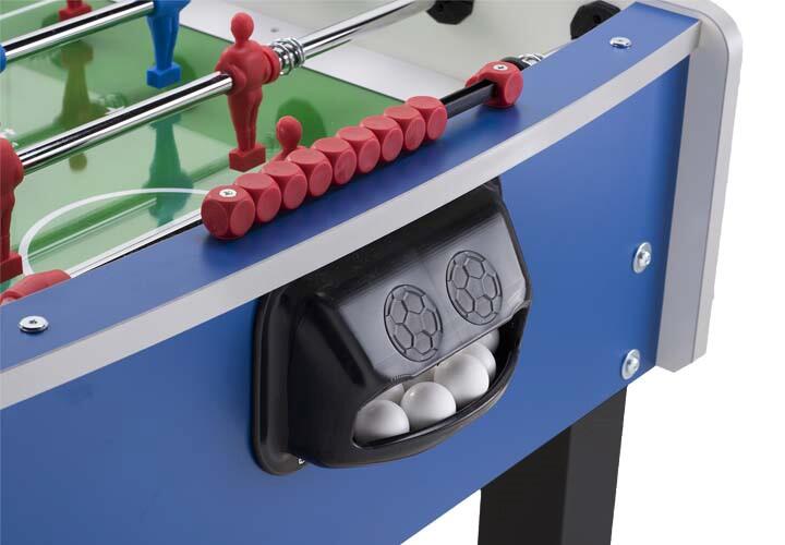 Calciobalilla Roberto Sport MATCH 2.2 blu - aste rientranti 2/4