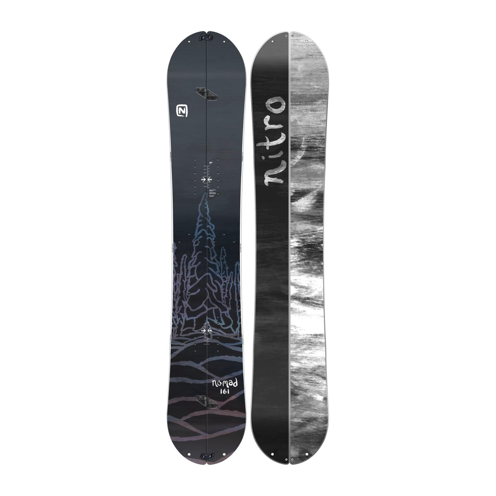 Nitro Splitboard Snowboard Nomad 1/4