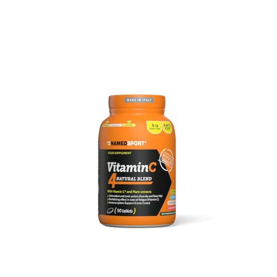 SUPLEMENTO VITAMÍNICO VITAMIN C 4NATURAL BLEND - 90CPR