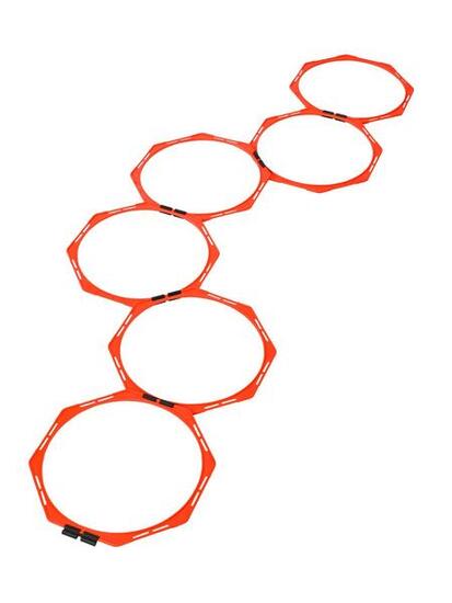 1777 Select Octagon Koordinationsringe 6er-Set - Rot