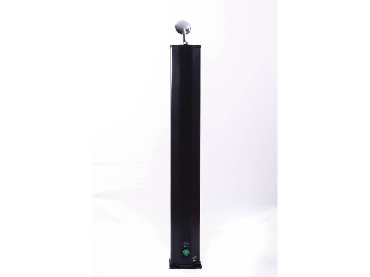 Doccia solare per piscina in PVC "Fresh 8" - 20L + atomizzatore - Nero e argenta 4/4