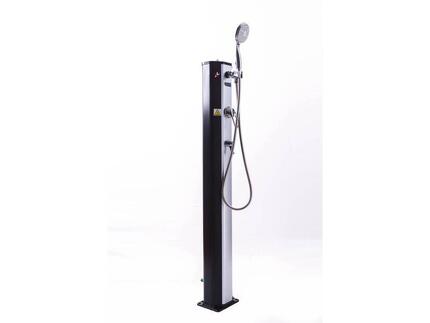 Douche solaire piscine PVC Fresh 8 - 20L + mitigeur et brumisateur - Noir et a