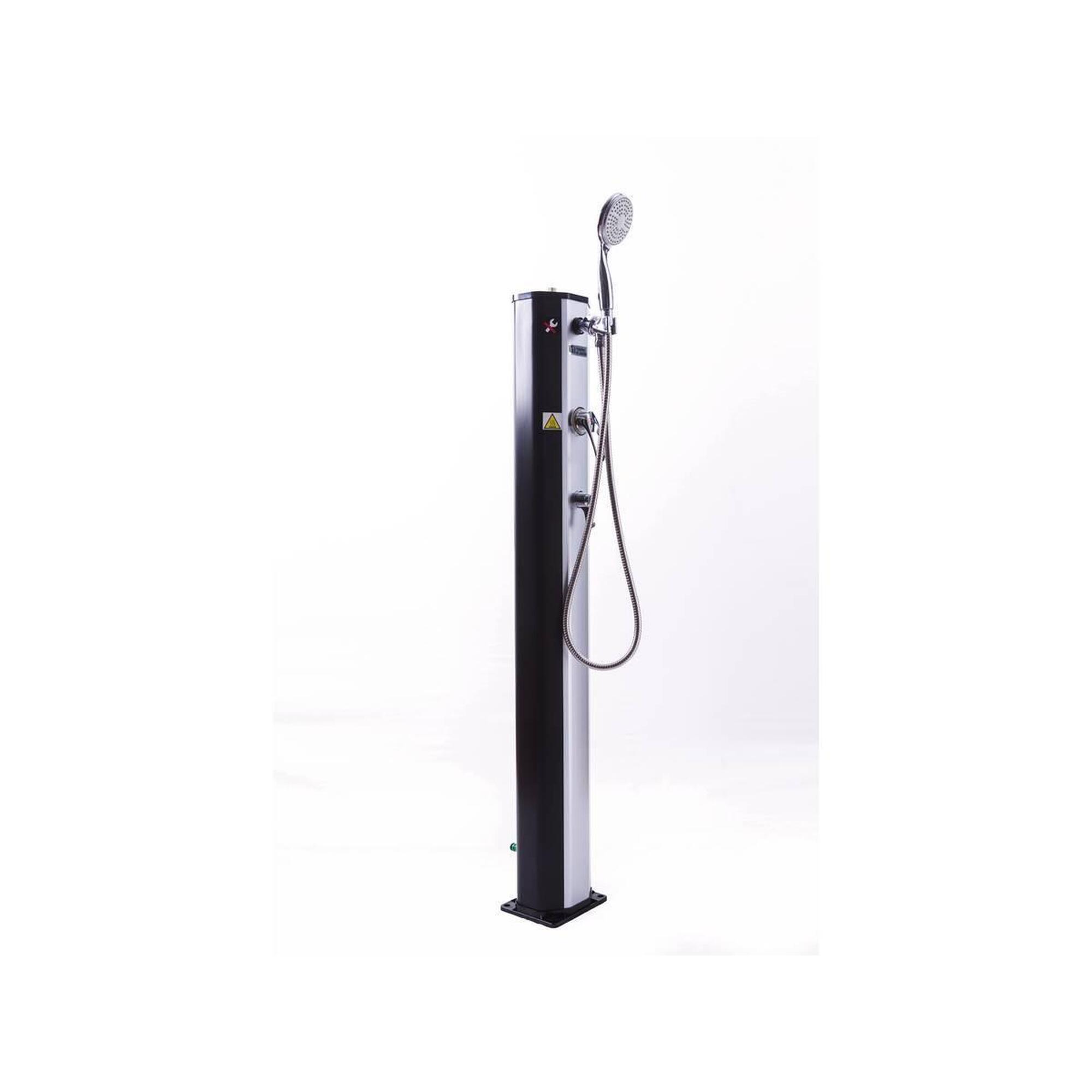 Habitat Et Jardin - Douche Solaire Piscine Pvc Fresh 8 - 20l + Mitigeur Et Brumisateur - Noir Et A - Douche - Noir - Taille Unique - Decathlon